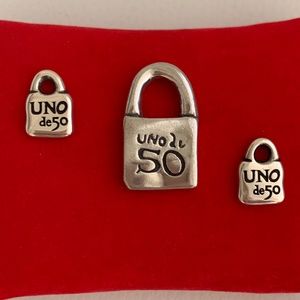 NEW!!!  THREE UNO de 50 Charms.